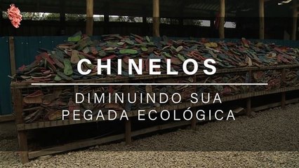 Uma solução artística para o caos dos chinelos descartados