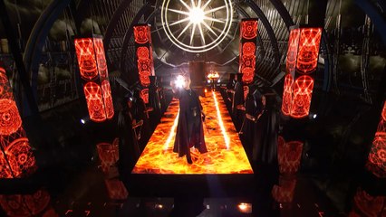 Aaron Crow- Danger Act Plays Terrifying Game Of Chance With Knife - America's Got Talent 2018-1