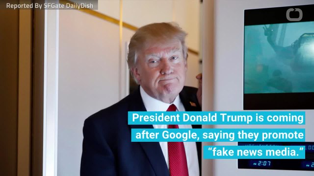 Trump Accuses Google Of Censoring Conservatives