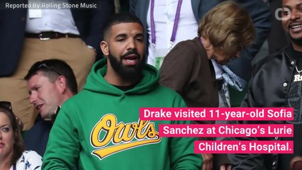 Drakes Visit Little Girl In Hospital