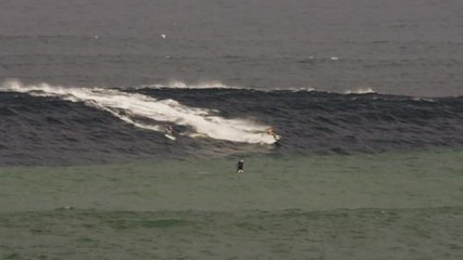 Adrénaline - Surf : Women's XXL Biggest Wave Record Contender- Justine Dupont at Belharra