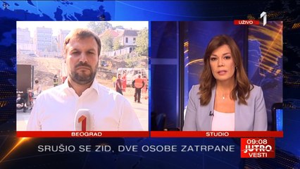 ZID SE URUŠIO NA GRADILIŠTU, DVOJE RADNIKA ZATRPANO: Nemila scena na mestu bivše US Embassy u Beogradu!