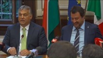 Mateo Salvini (Italia) y Viktor Orban (Hungría) se reúnen en Milán para trazar un proyecto contra la inmigración