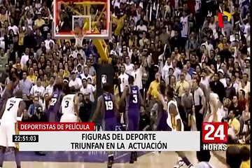 Conozca a los deportistas que incursionaron en la actuación