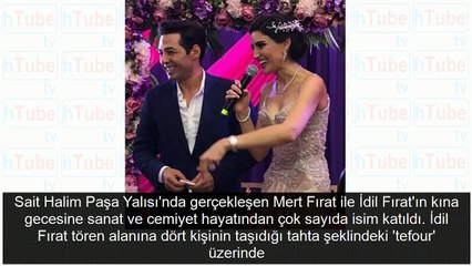 İdil Fırat-Mert Fırat kınasında geceye damga vuran kare