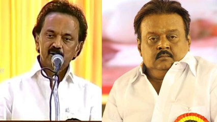 அண்ணா, கருணாநிதி பாதையில் திமுகவை வழிநடத்த ஸ்டாலினுக்கு விஜயகாந்த் வாழ்த்து