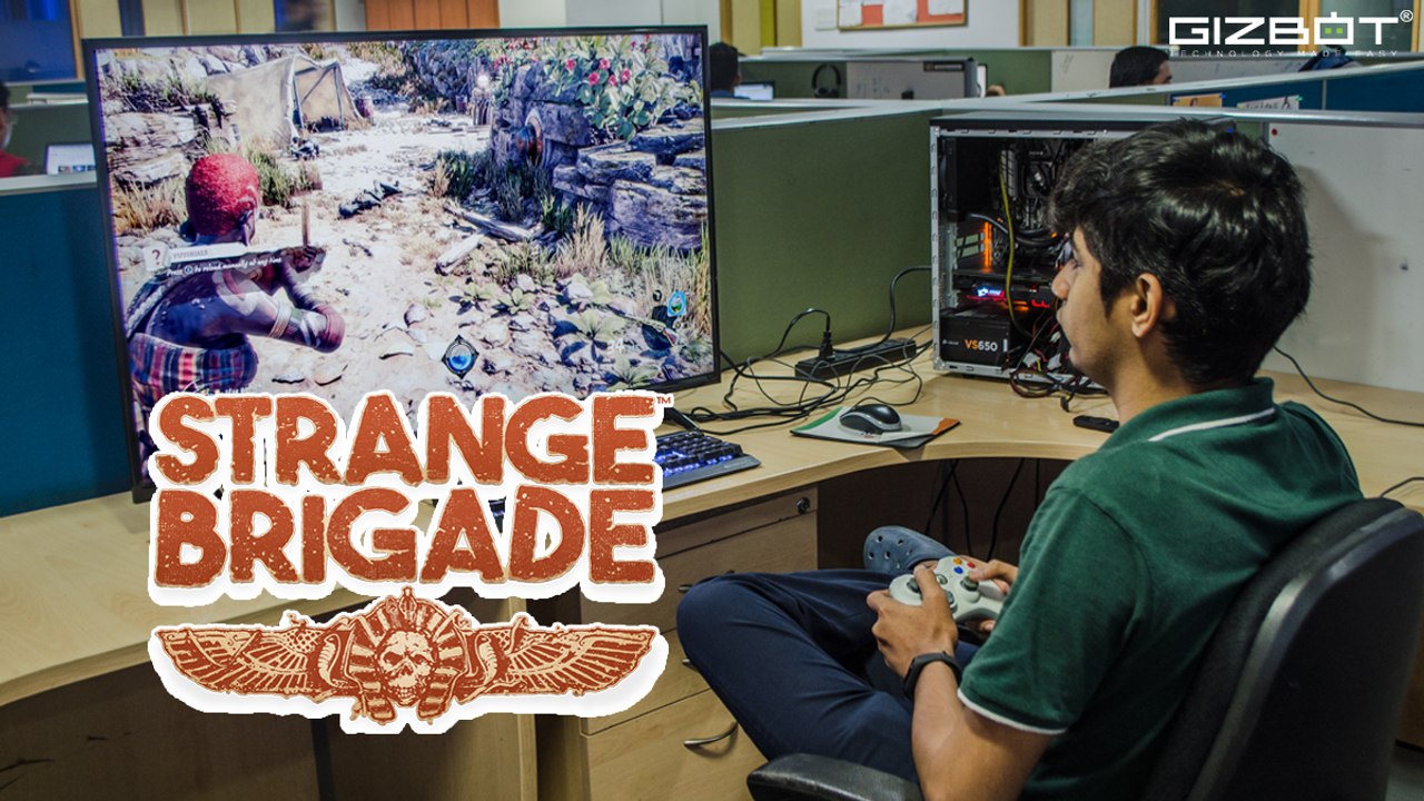 Strange Brigade benchmark on AMD RX 580 GPU