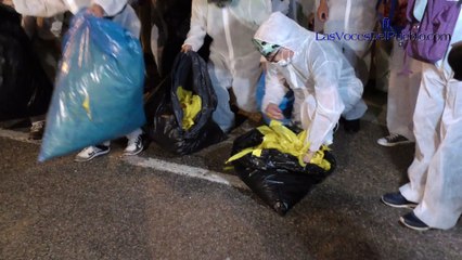 La Resistencia con el apoyo de Suiza libera Gerona de los lazos amarillos