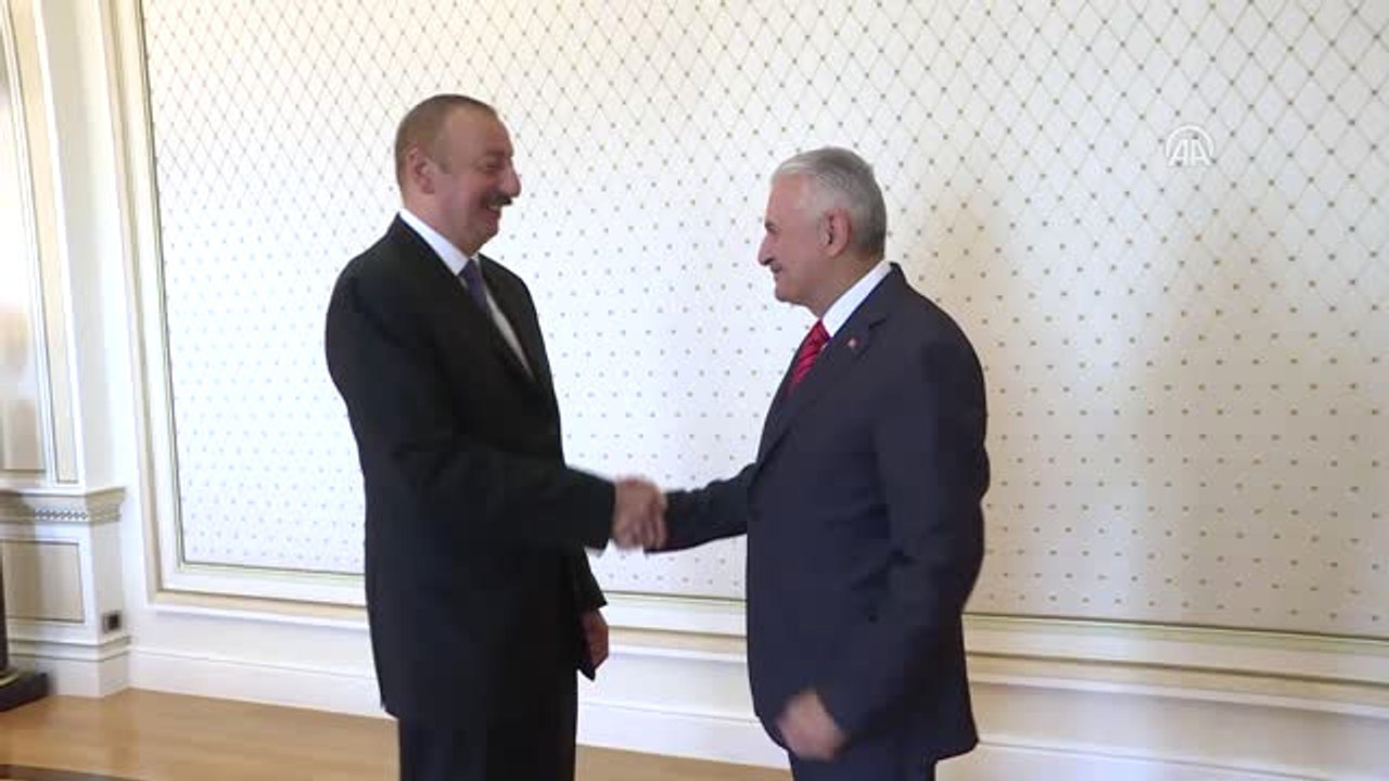 TBMM Başkanı Yıldırım, Azerbaycan Cumhurbaşkanı Aliyev ile Görüştü