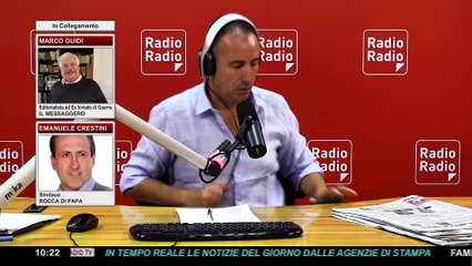 Un Giorno Speciale - Emanuele Crestini (Sindaco di Rocca di Papa) - 29 Agosto 2018