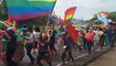 T&T's first 'gay pride' parade took place on Saturday 28th July at Nelson Mandela Park, in honor of murdered transgender woman  'Sasha Fierce'. MORE: bit.ly/2