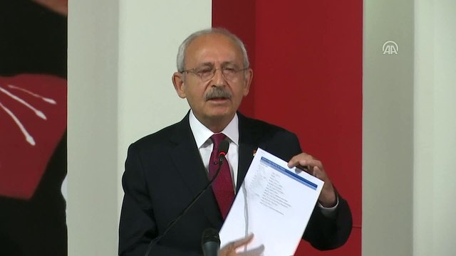 Kılıçdaroğlu: 'Hukuk diye bir kavram Türkiye'de artık bir anlamda unutulmuş' - ANKARA