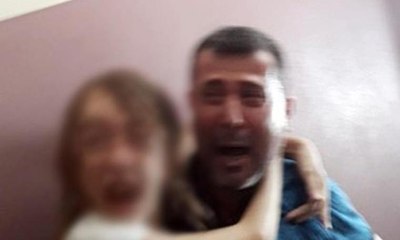 İcra memurları tarafından babasından alındı: "Baba beni bırakma"
