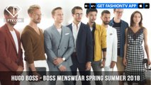 BOSS Menswear Spring Summer 2018 Style Stars Menswear Fashion Show | FashionTV | FTV