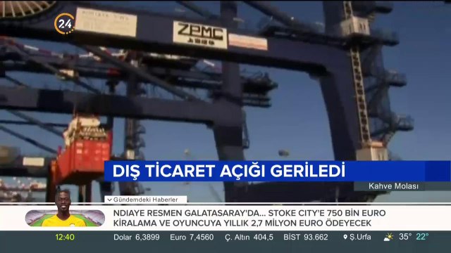 Dış ticaret açığı geriledi