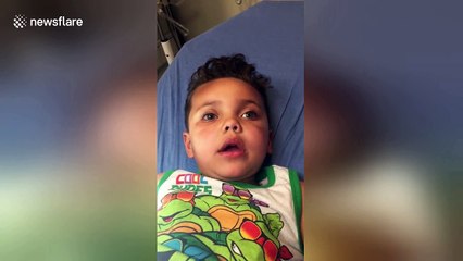 This is what happens when a four-year-old takes Ketamine