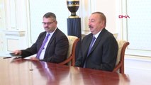 Azerbaycan Cumhurbaşkanı İlham Aliyev, TBMM Başkanı Yıldırım'ı Kabul Etti
