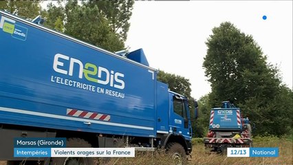 Intempéries : violents orages sur la France