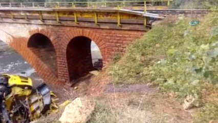 Kimyasal Yüklü Tanker Çaya Uçtu: 1 Ölü