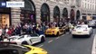 فيديو أسطول سيارات عربية خارقة يغلق شارع ريجنت الشهير في لندن