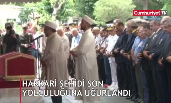 Hakkari şehidi son yolculuğuna uğurlandı