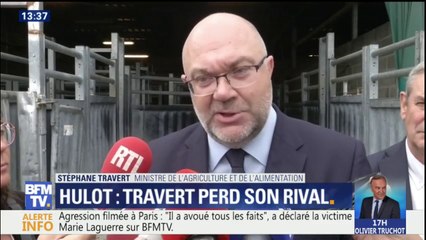 "C'est une décision personnelle." Stéphane Travert tacle le manque de collectif de Nicolas Hulot