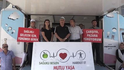 Malatya'da Sağlıklı Yaşam Yürüyüşü Yapıldı