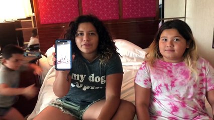 SLIME PRANK ON OUR DAD IN OUR HOTEL ROOM!!