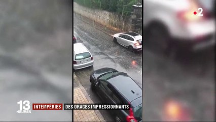 Intempéries : des orages impressionnants