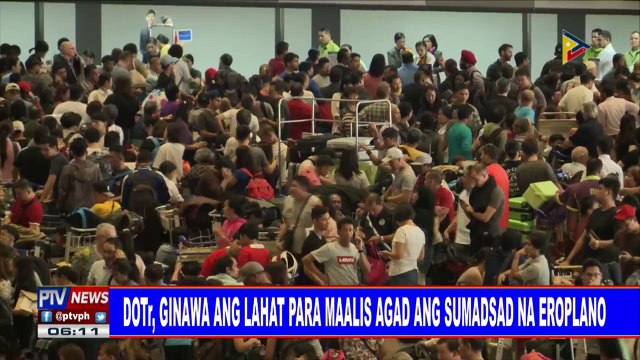 MIAA, nagpaliwanag kung bakit natagalan sa pag-alis ng eroplano