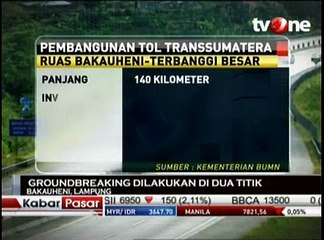 Pembangunan Tol Trans Sumatera Ditargetkan Selesai Tahun 2018