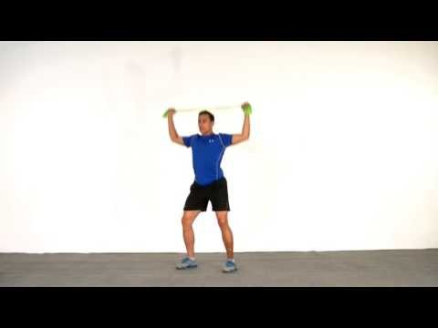 Squat jalón con tensor