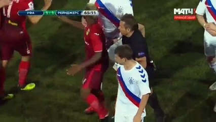 Jon Flanagan second yellow card against Ufa!