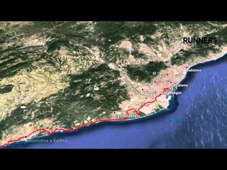 Mapa del recorrido de la Wings for Life World Run