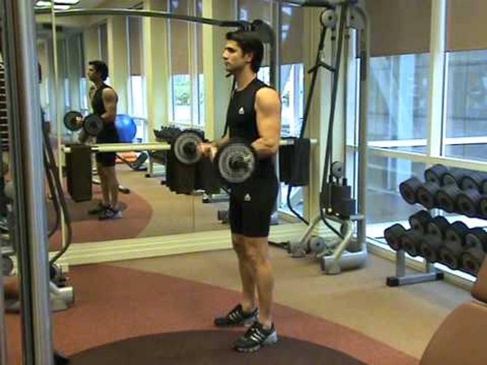 Curl de bíceps invertido