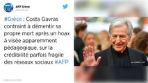 Le cinéaste Costa Gavras obligé de démentir son propre décès.