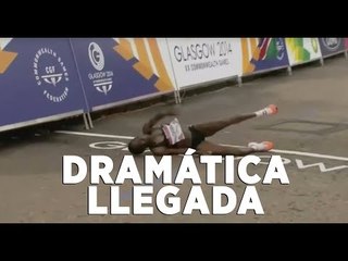 Dramática llegada en Glasgow'14