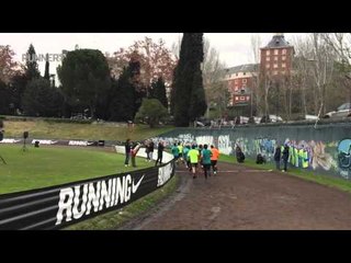 A mil por hora en el entrenamiento de Nike para la San Silvestre