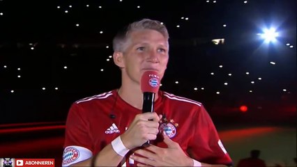 Servus Basti! Bastian Schweinsteiger Abschiedsrede unter Tränen