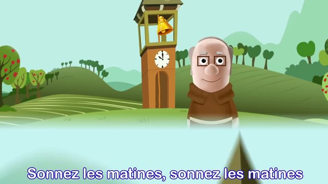 Chanson Française enfantine Comptine Frère Jacques (with Lyrics)