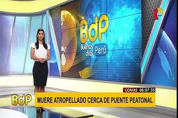 Comas: hombre murió tras ser arrollado por combi