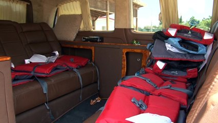 Göçmenleri taşıyan konvoysuz gelin arabası, jandarmanın dikkatinden kaçmadı