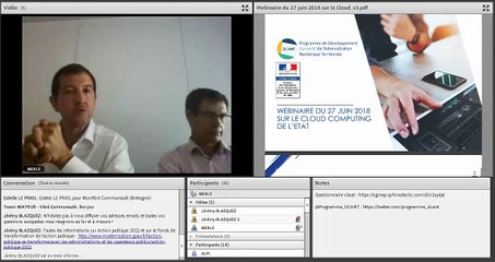 Webinaire DCANT #4 - Cloud computing : découvrez les orientations de l’État