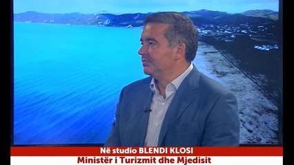 Intervista në Report TV, Klosi: Në gusht në Shqipëri 1.5 mln turistë, 20% më shumë se në 2017