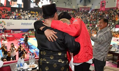 Pencak Silat Satukan Prabowo, Mega, dan Jokowi