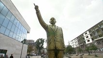 فيديو: مدينة ألمانية تزيل تمثالاً لأردوغان أثار جدالاً واسعاً في ألمانيا