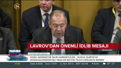 Lavrov'dan önemli İdlib mesajı