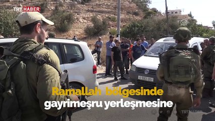 İsrail askerlerinden Filistinli köy sakinlerine müdahale