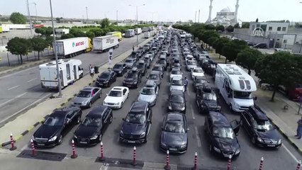 Kapıkule Sınır Kapısı'nda Yoğunluk - Edirne