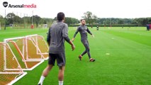 Find out what happened with the boys in training today...... in our exclusive, behind-the-scenes video direct from Colney 